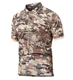 Men's Breathable Army Combat Tactical Polo Shirts Military Shirts Male Quick Dry Short Sleeve Polo Shirts Plus Size 4XL 5XL