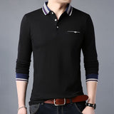 DIMUSI Men Polo Shirts Summer Fashion Men Long Sleeve Cotton Polos Shirts MaleTops Tees Para Hombre Brand Clothing 5XL,YA908