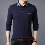 DIMUSI Men Polo Shirts Summer Fashion Men Long Sleeve Cotton Polos Shirts MaleTops Tees Para Hombre Brand Clothing 5XL,YA908