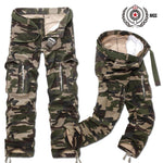 Good Quality Military Camo Cargo Pants Men Hot Camouflage Cotton Workout Men Trousers Spring Autumn