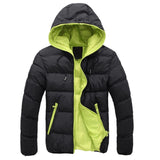 Candy Color Men's Parkas Hooded Jacket Men Parka Men's 2020 Clothes And Coats Fot Male Cotton Autumn And Winter Clothing