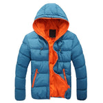 Candy Color Men's Parkas Hooded Jacket Men Parka Men's 2020 Clothes And Coats Fot Male Cotton Autumn And Winter Clothing