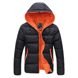 Candy Color Men's Parkas Hooded Jacket Men Parka Men's 2020 Clothes And Coats Fot Male Cotton Autumn And Winter Clothing