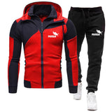 New Brand Men Clothing Sets Tracksuit 2 Piece Sets Hoodies+Pants Men's Sweater Set Sports Suit Streetswear Jackets Free Shipping