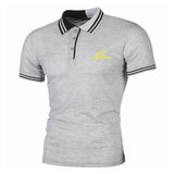 New Brand Alpinestars Man Polo Shirt Mens Casual Stripe Collar Splicing Polo shirt Men Short Sleeve High Quality Alpinestar Polo