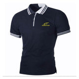 New Brand Alpinestars Man Polo Shirt Mens Casual Stripe Collar Splicing Polo shirt Men Short Sleeve High Quality Alpinestar Polo