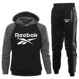 Men's Sets Sportswear Thick Hoodie+Pants Sport Suits Casual Sweatshirts Tracksuit Male Sportswear Gyms Fitness trouser 2020 New