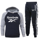 Men's Sets Sportswear Thick Hoodie+Pants Sport Suits Casual Sweatshirts Tracksuit Male Sportswear Gyms Fitness trouser 2020 New