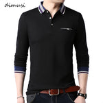 DIMUSI Men Polo Shirts Summer Fashion Men Long Sleeve Cotton Polos Shirts MaleTops Tees Para Hombre Brand Clothing 5XL,YA908